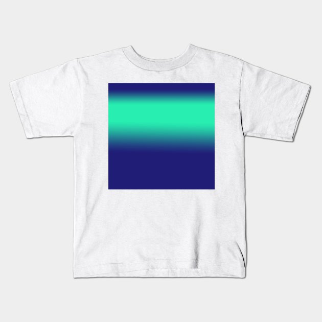 blue white green texture art Kids T-Shirt by Artistic_st